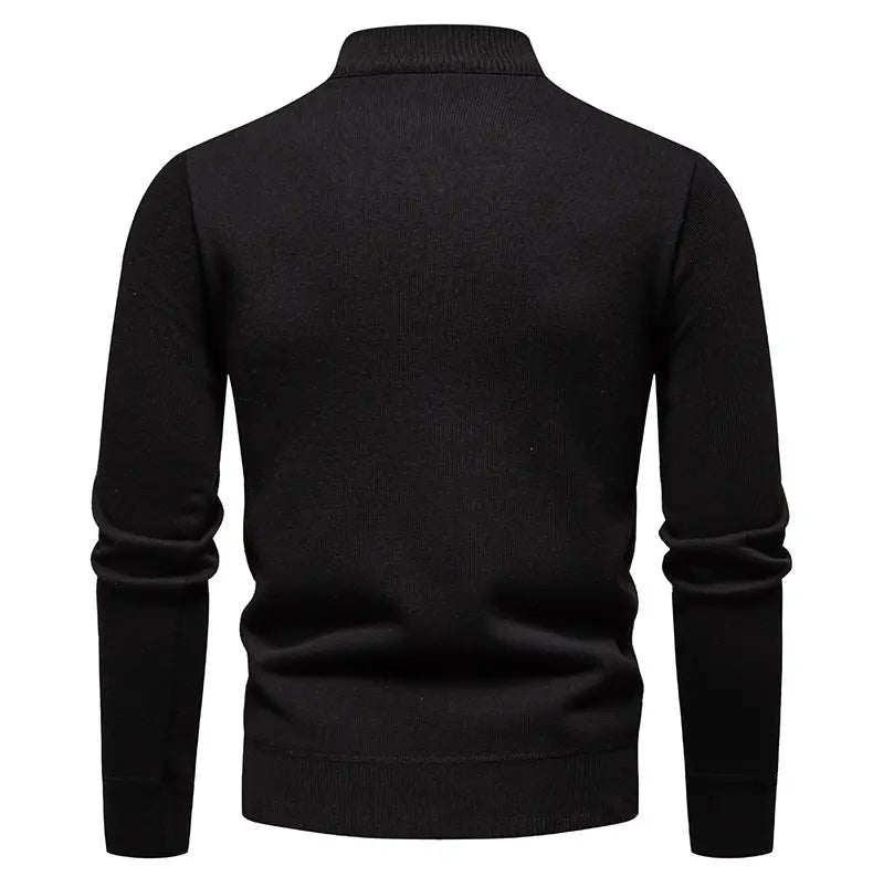 AB - Prestige Zip-Up Kitted Sweater