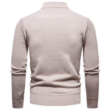 AB - Prestige Zip-Up Kitted Sweater